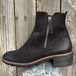 Paul Green Diego Boot Nubuck Burnished Suede Black 4.5